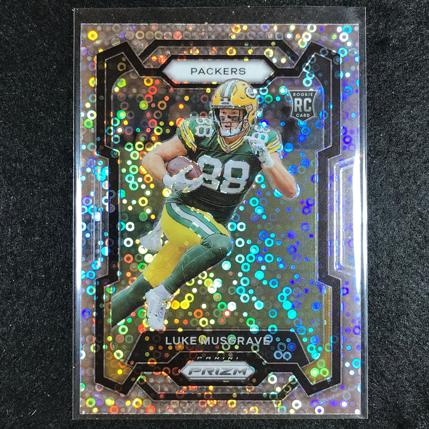 2023 Prizm Football LUKE MUSGRAVE Rookie Base No Huddle #337