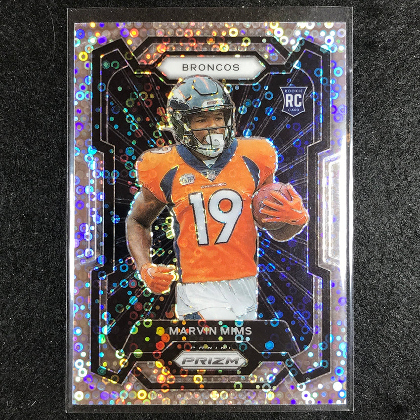 2023 Prizm Football Marvin Mims Rookie Base Variation No Huddle No 318