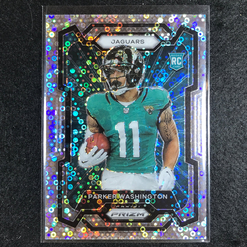 2023 Prizm Football PARKER WASHINGTON Rookie Base Variation No Huddle #331