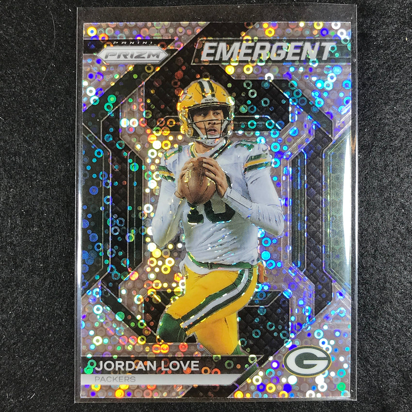 2023 Prizm Football Jordan Love Emergent No Huddle No 3