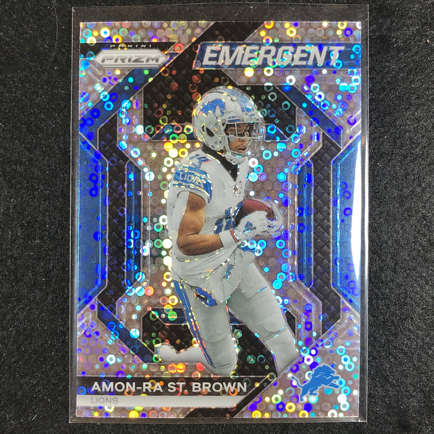 2023 Prizm Football Amon-ra St. Brown Emergent No Huddle No 8