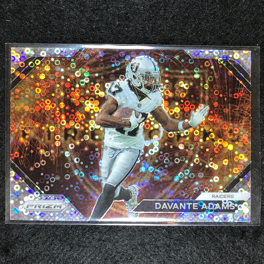 2023 Prizm Football DAVANTE ADAMS Fireworks No Huddle #21