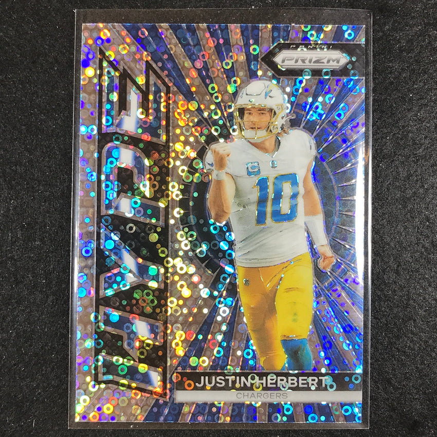 2023 Prizm Football JUSTIN HERBERT Hype No Huddle #4