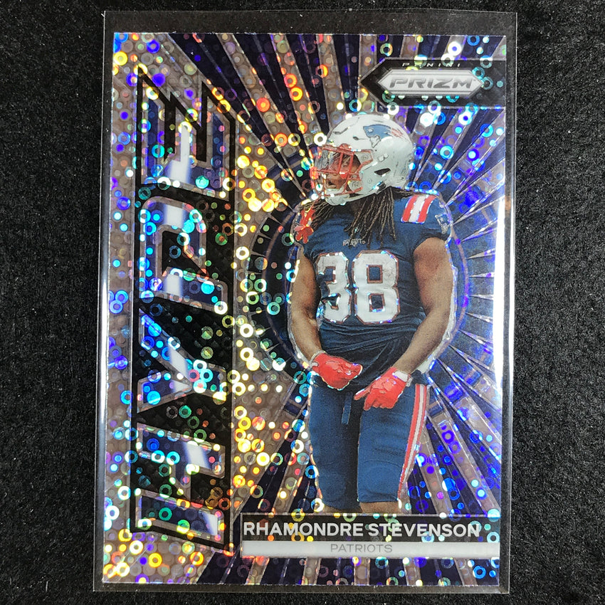 2023 Prizm Football RHAMONDRE STEVENSON Hype No Huddle #13