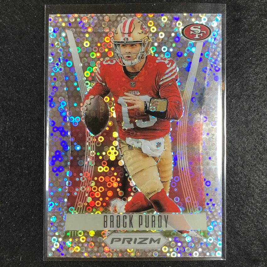 2023 Prizm Football Brock Purdy Prizm Flashback No Huddle No 4