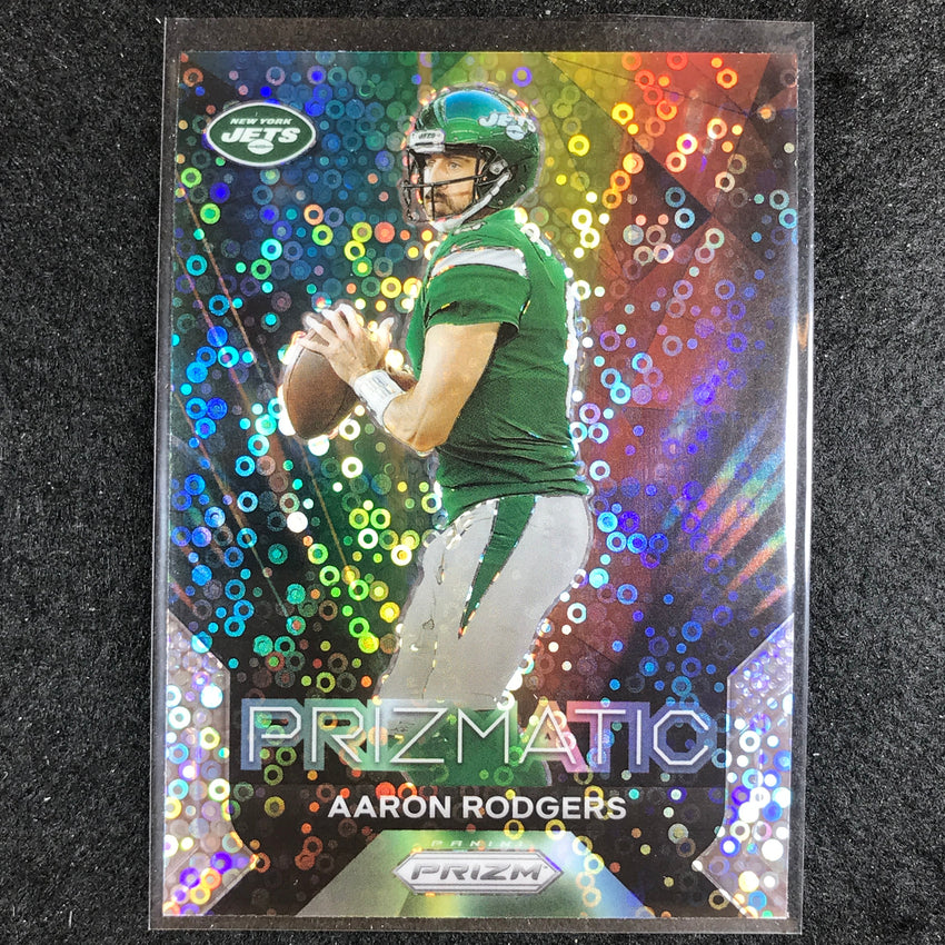 2023 Prizm Football AARON RODGERS Prizmatic No Huddle #8