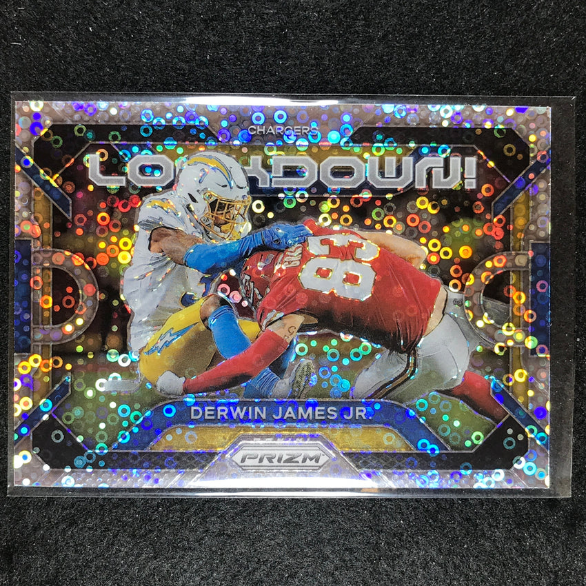 2023 Prizm Football DERWIN JAMES JR. Lockdown! No Huddle #10