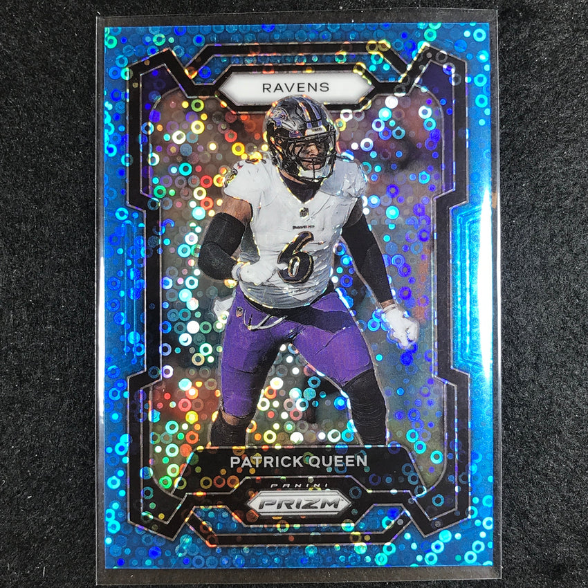 2023 Prizm Football PATRICK QUEEN Base No Huddle Blue 30/95