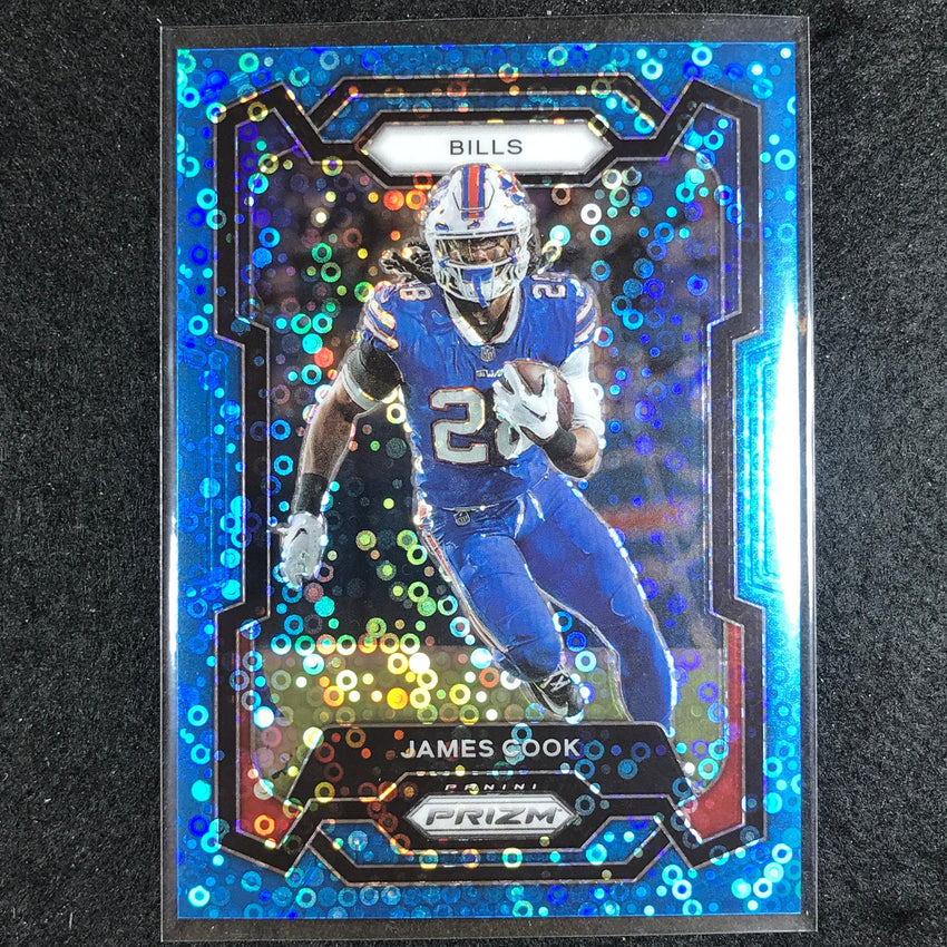 2023 Prizm Football JAMES COOK Base No Huddle Blue 35/95