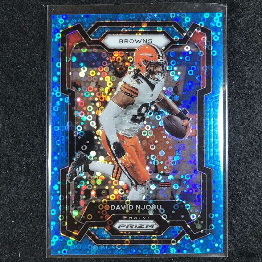 2023 Prizm Football DAVID NJOKU Base No Huddle Blue 29/95