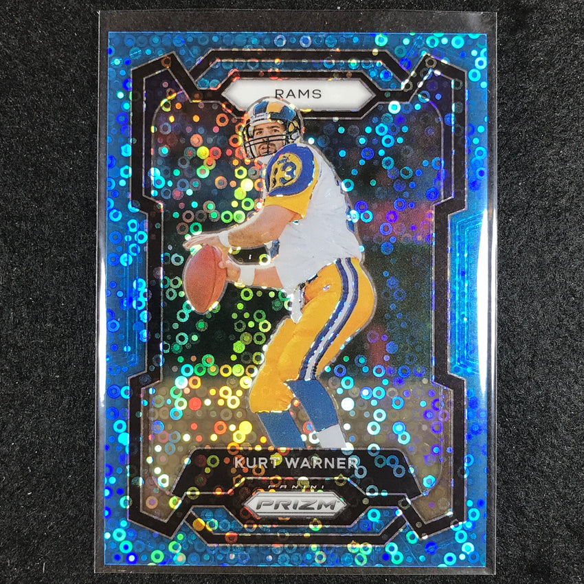 2023 Prizm Football KURT WARNER Base No Huddle Blue 20/95