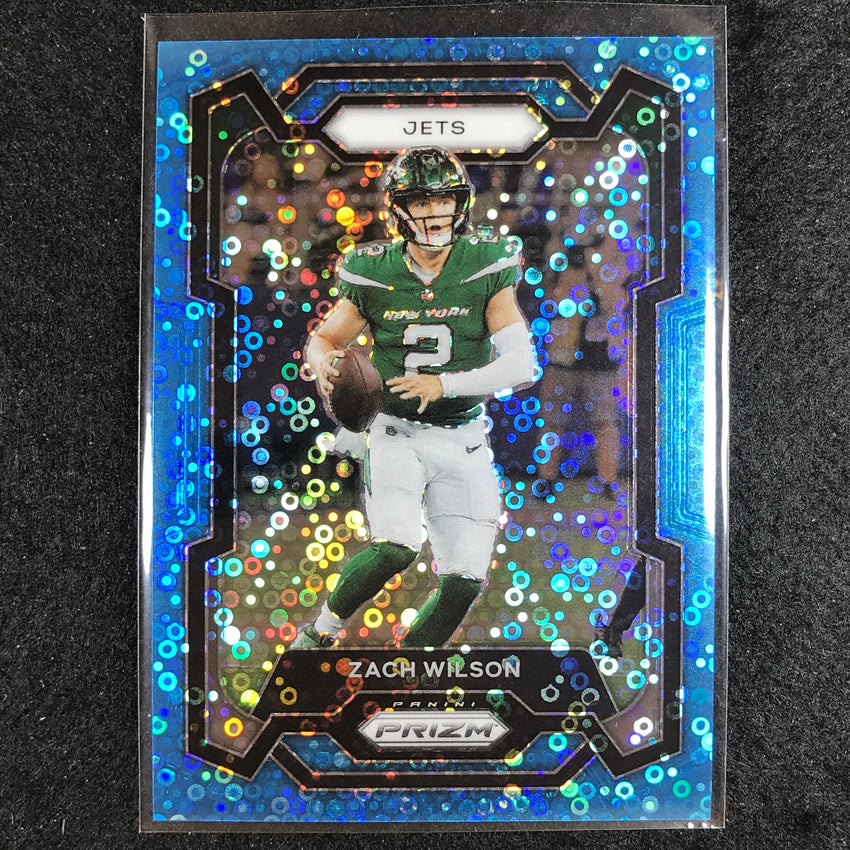 2023 Prizm Football ZACH WILSON Base No Huddle Blue 9/95