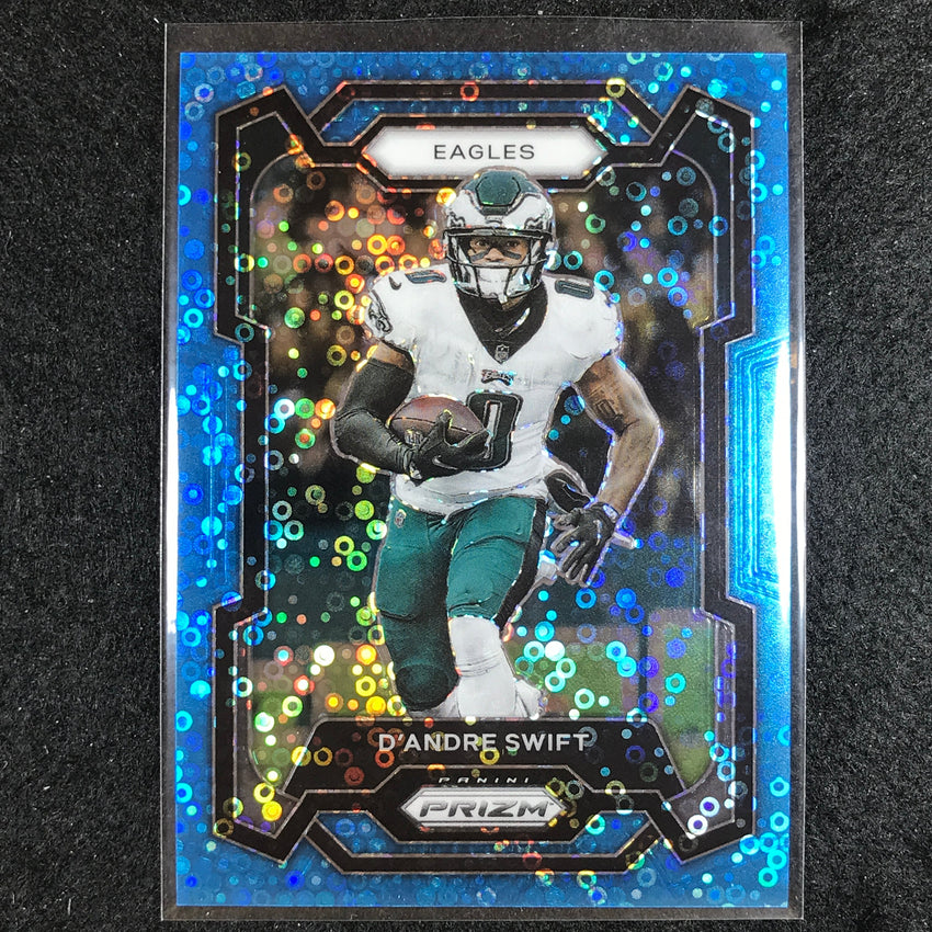 2023 Prizm Football Dandre Swift Base #Huddle Blue 76/95