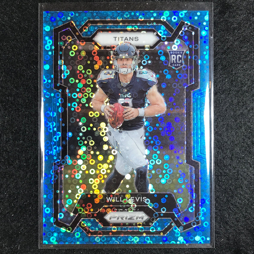 2023 Prizm Football Will Levis Rookie Base No Huddle Blue 58/95