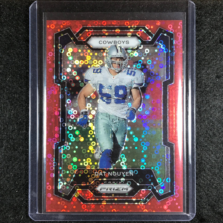 2023 Prizm Football DAT NGUYEN Base No Huddle Red 21/70