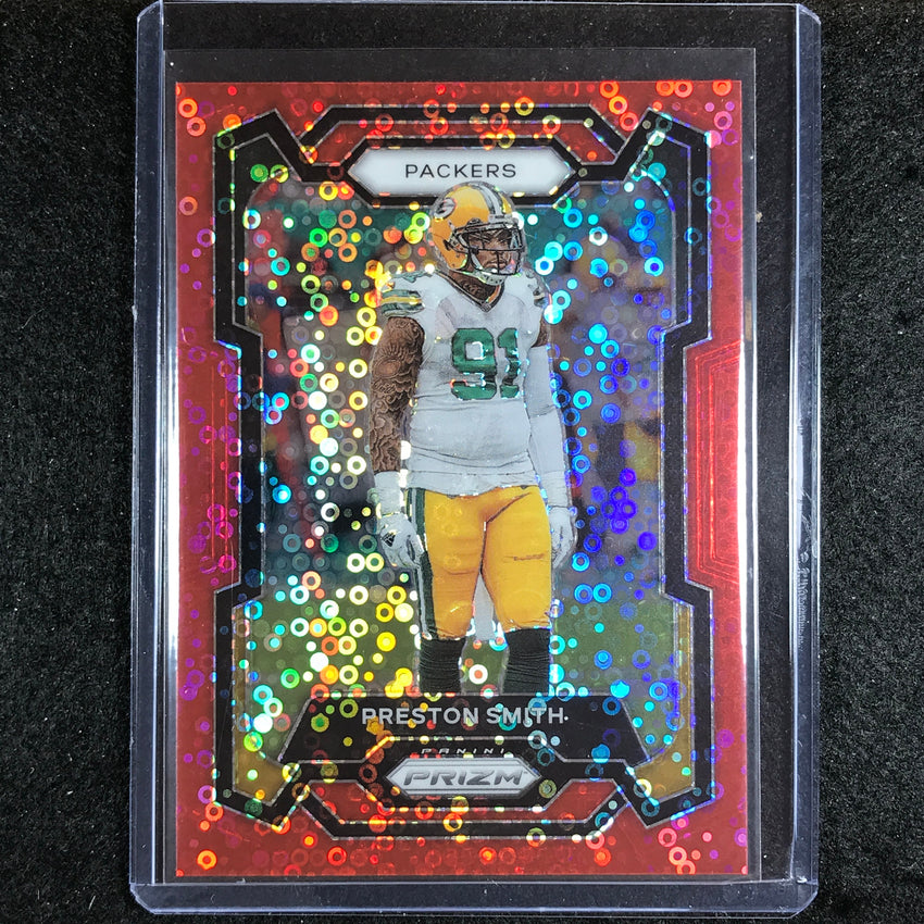 2023 Prizm Football PRESTON SMITH Base No Huddle Red 29/70