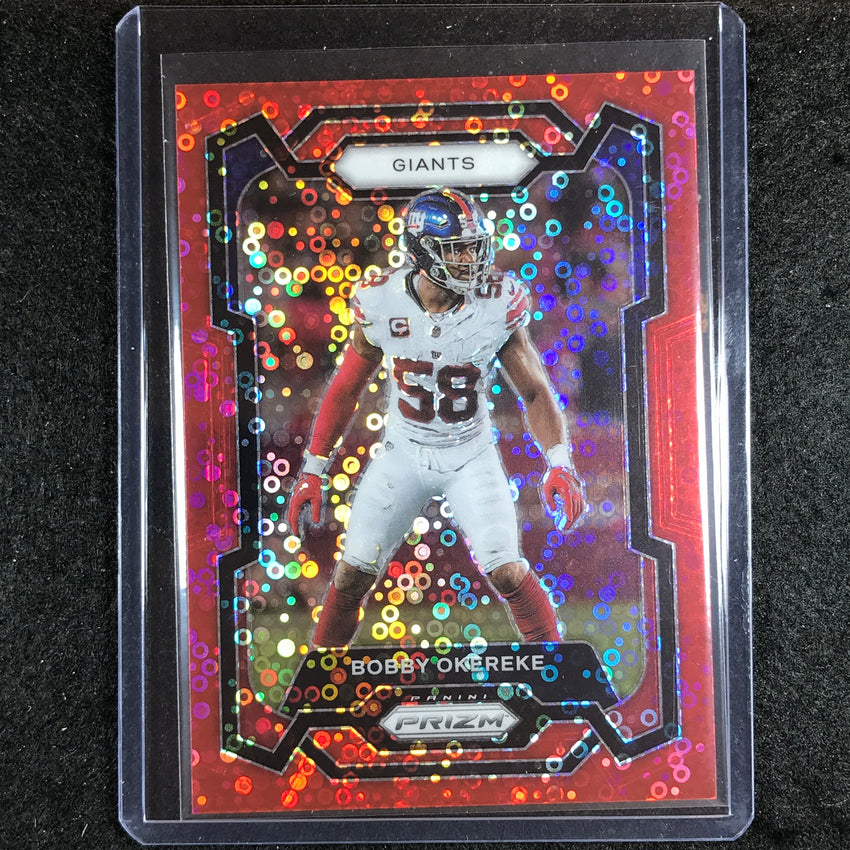 2023 Prizm Football BOBBY OKEREKE Base No Huddle Red 68/70