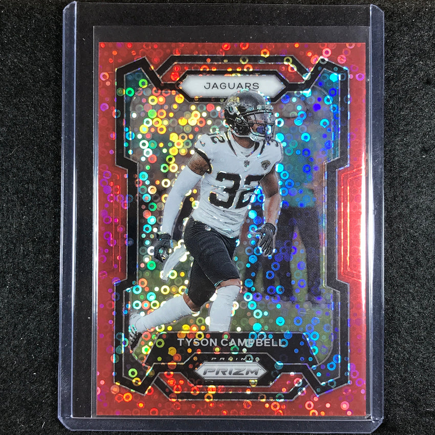 2023 Prizm Football TYSON CAMPBELL Base No Huddle Red 19/70