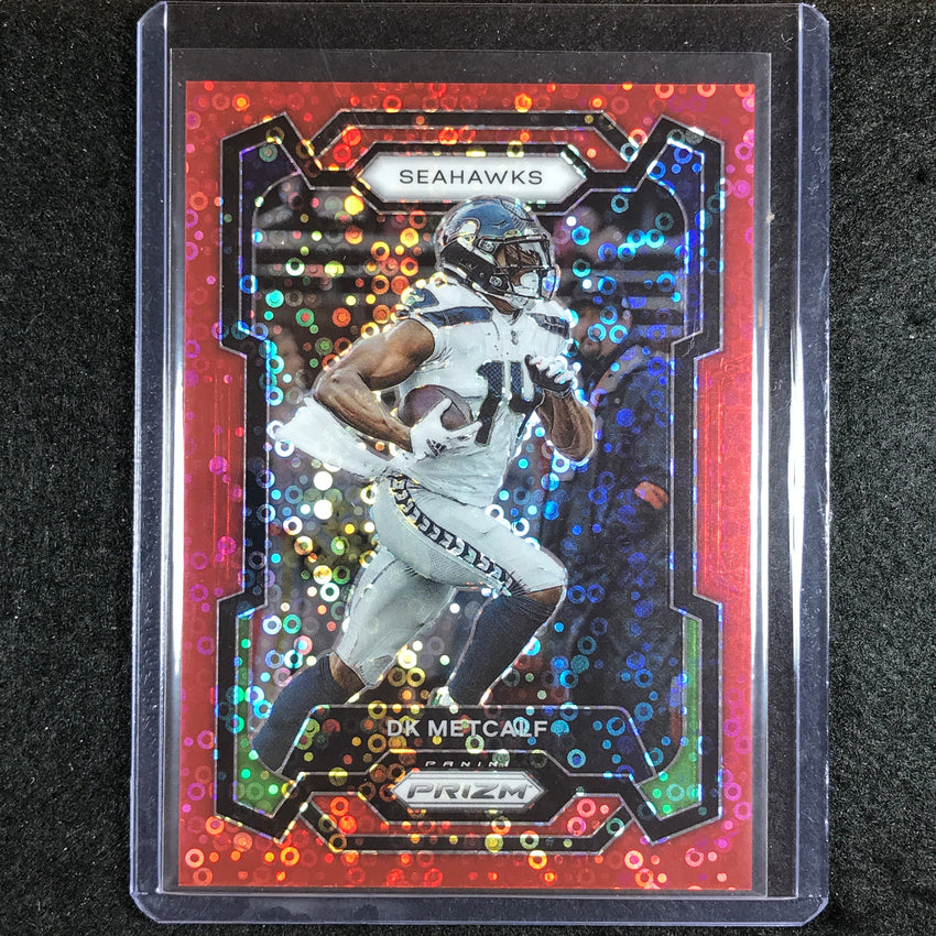 2023 Prizm Football Dk Metcalf Base #Huddle Red 34/70