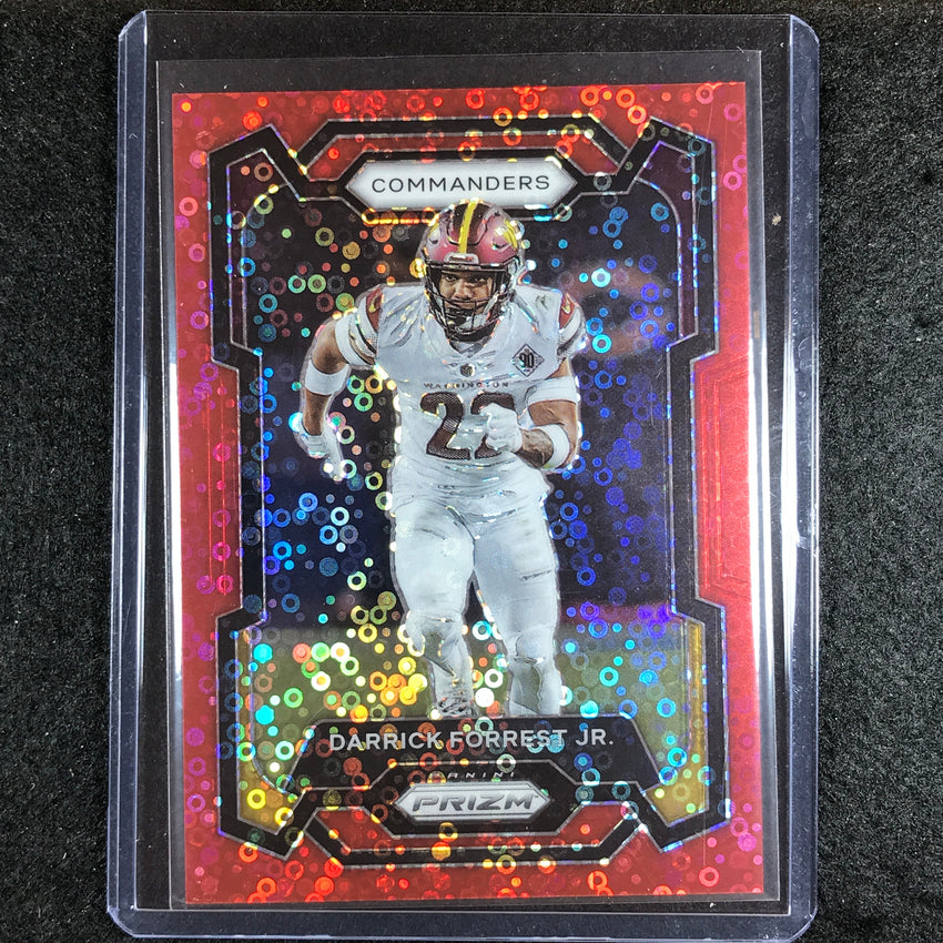 2023 Prizm Football DARRICK FORREST JR. Base No Huddle Red 39/70