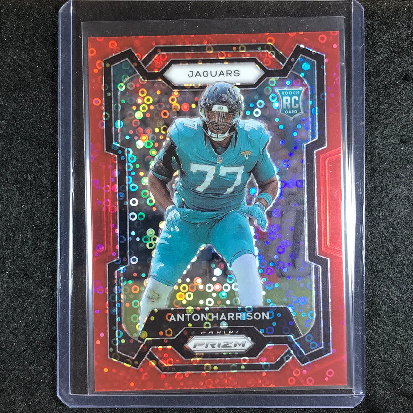 2023 Prizm Football ANTON HARRISON Rookie Base No Huddle Red 67/70