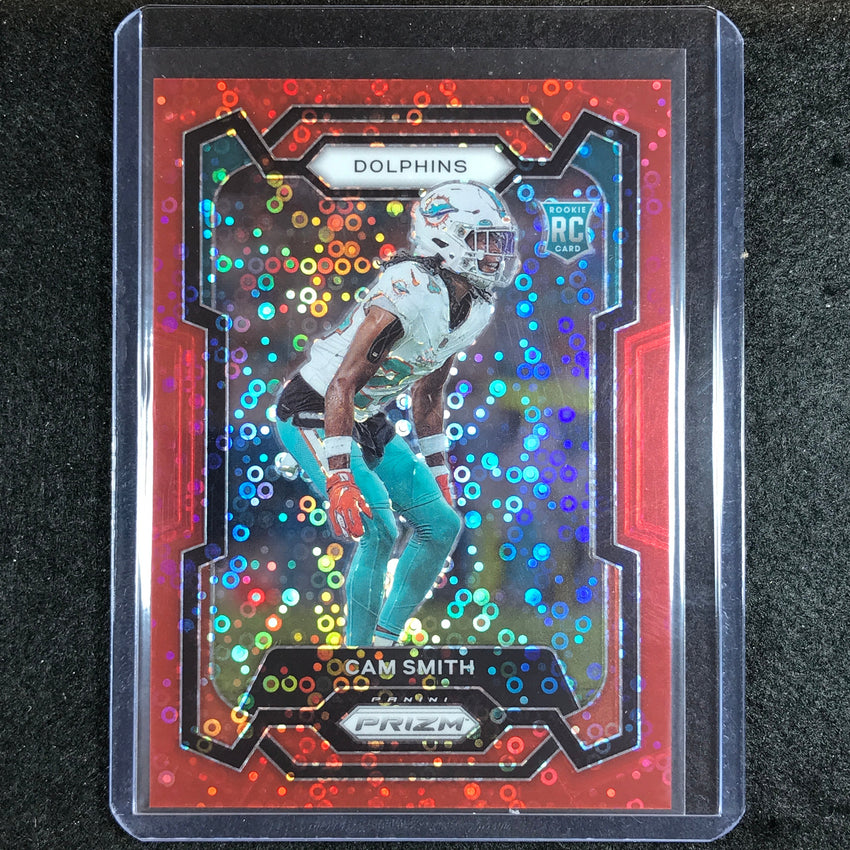 2023 Prizm Football CAM SMITH Rookie Base No Huddle Red 21/70