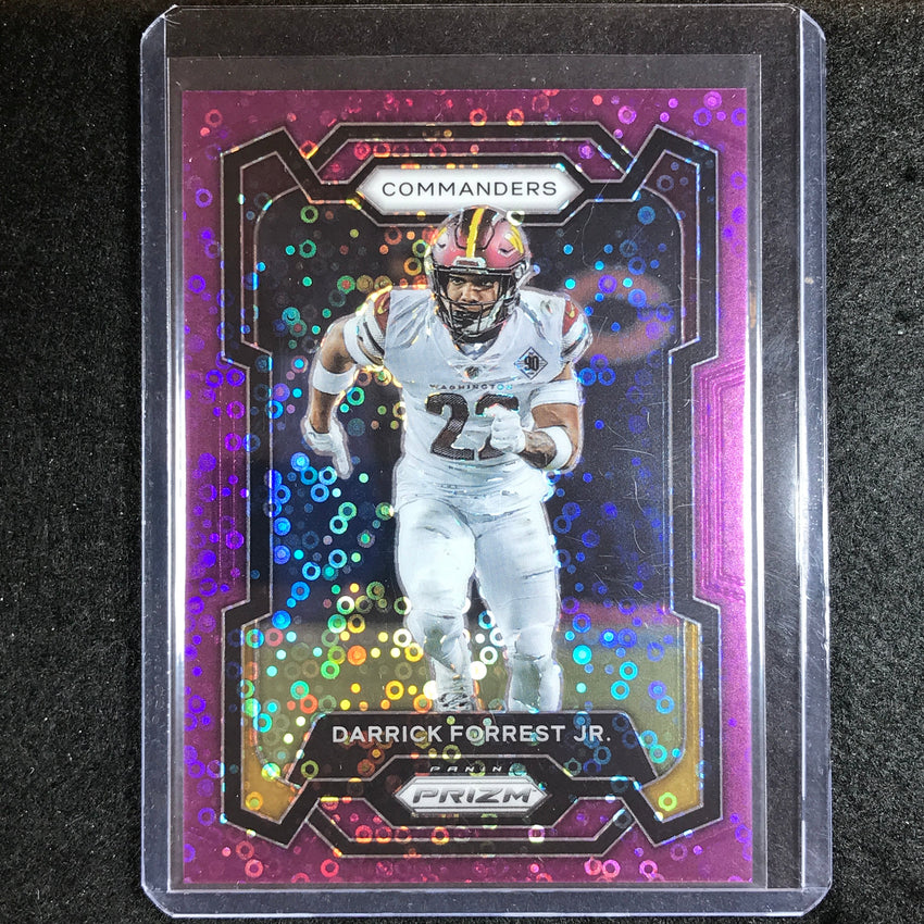 2023 Prizm Football DARRICK FORREST JR. Base No Huddle Purple 10/35