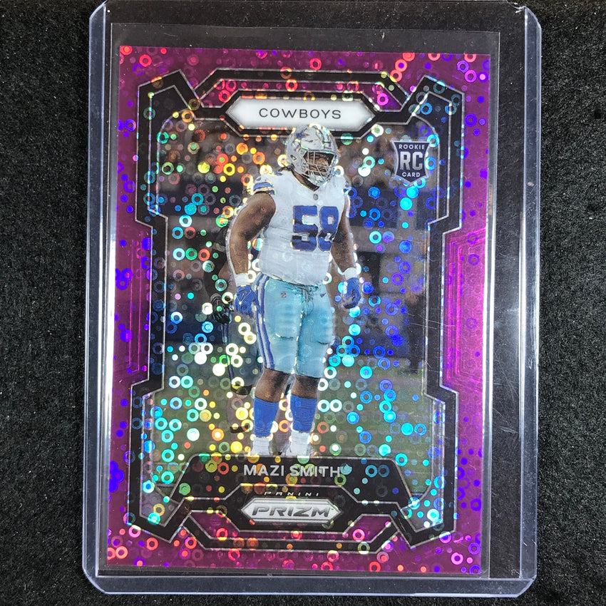 2023 Prizm Football MAZI SMITH Rookie Base No Huddle Purple 28/35