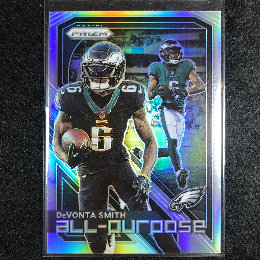 2023 Prizm Football Devonta Smith All Purpose Silver Prizm No Ds