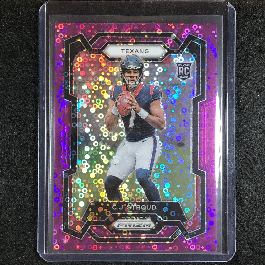 2023 Prizm Football C.j. Stroud Rookie Base No Huddle Purple 23/35