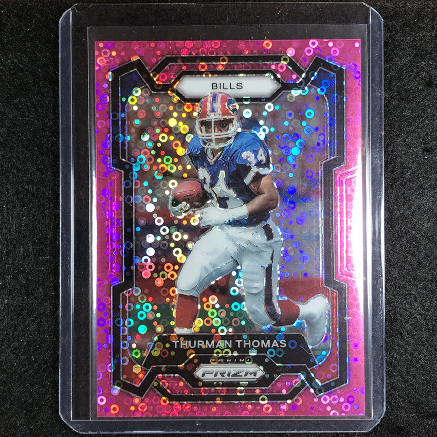 2023 Prizm Football Thurman Thomas Base No Huddle Pink 2/15