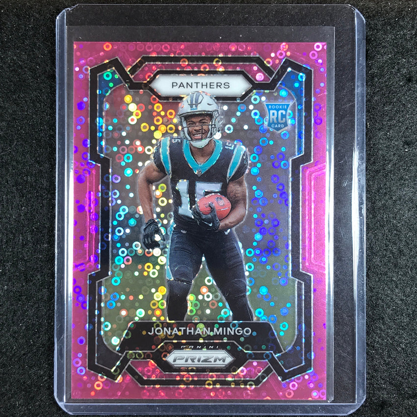 2023 Prizm Football JONATHAN MINGO Rookie Base No Huddle Pink 13/15