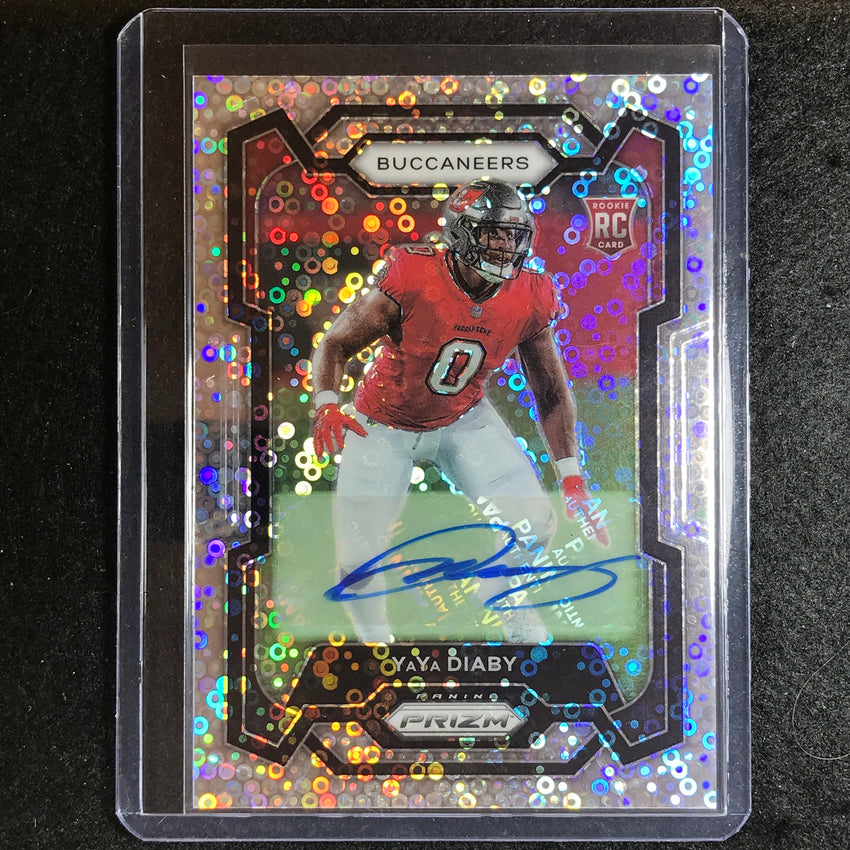 2023 Prizm Football YAYA DIABY Base Rookie Auto No Huddle #394