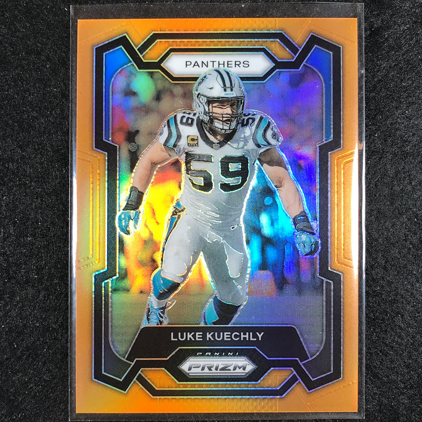 2023 Prizm Football Luke Kuechly Base Orange 137/249