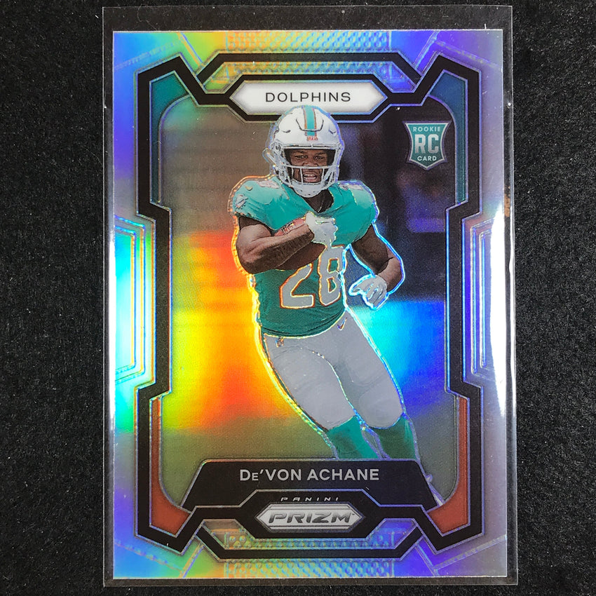 2023 Prizm Football Devon Achane Rookie Base Silver Prizm No 365