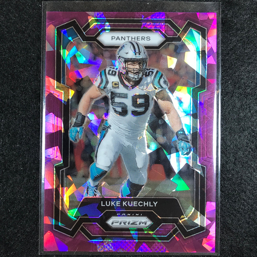 2023 Prizm Football Luke Kuechly Base Purple Ice 79/225