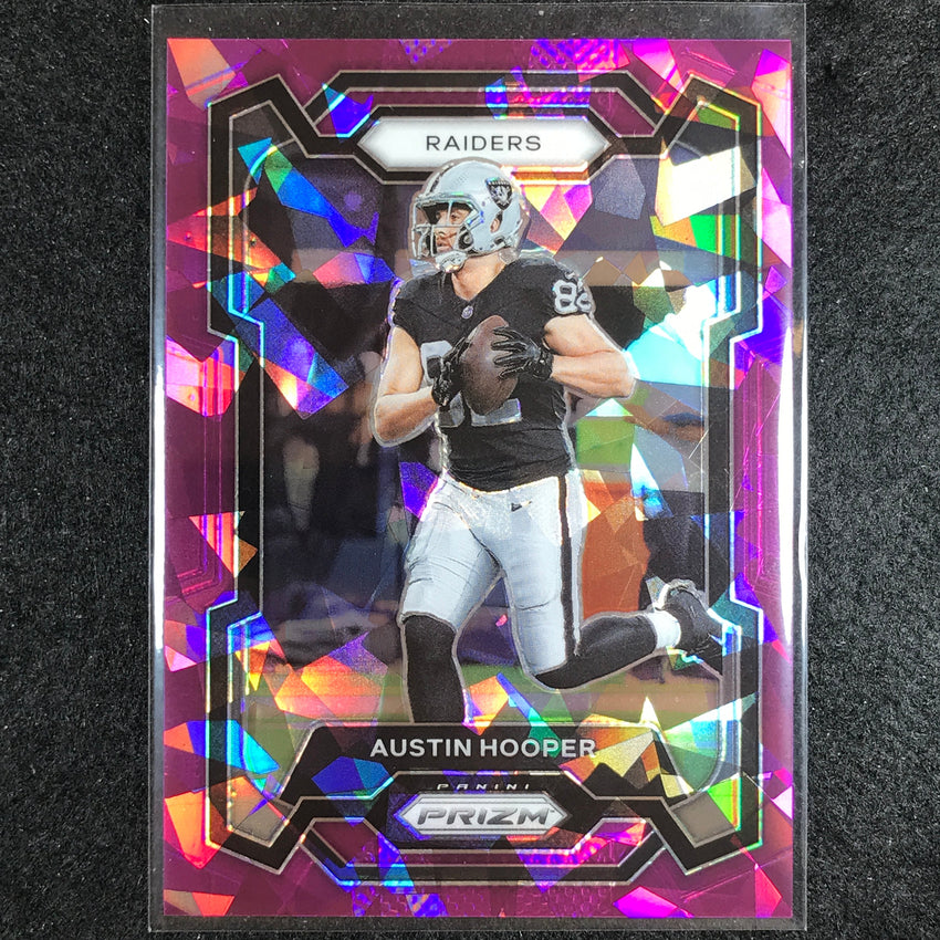 2023 Prizm Football Austin Hooper Base Purple Ice 95/225