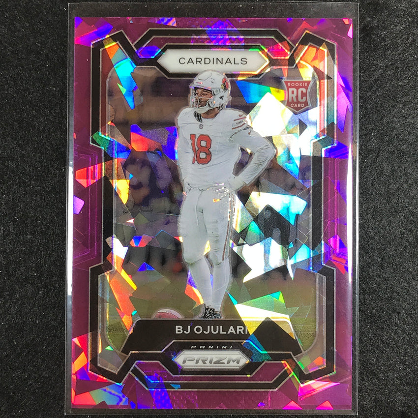 2023 Prizm Football Bj Ojulari Rookie Base Purple Ice 72/225