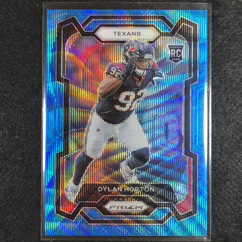 2023 Prizm Football Dylan Horton Rookie Base Blue Wave 153/199