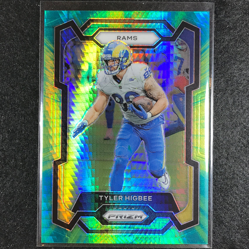 2023 Prizm Football Tyler Higbee Base Hyper 54/175