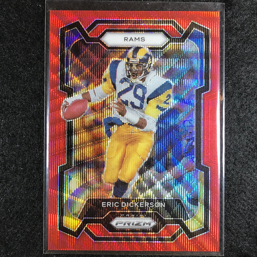 2023 Prizm Football Eric Dickerson Base Red Wave 32/149