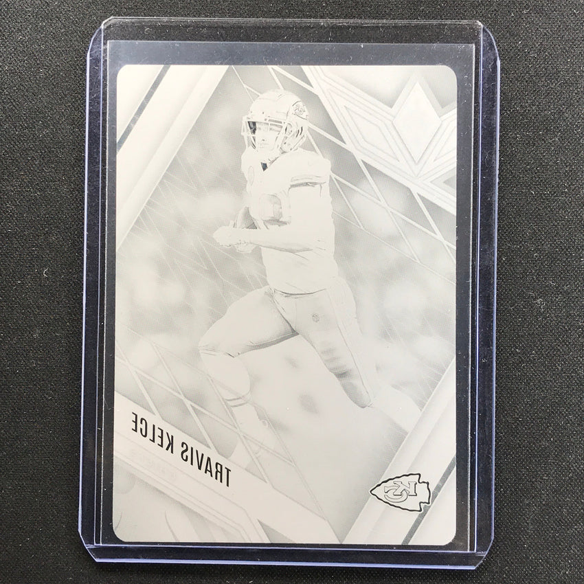 2022 Phoenix Travis Kelce Printing Plate 1/1 Black