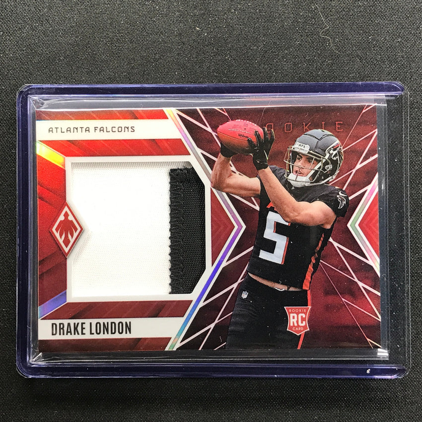 2022 Phoenix Drake London Rookie Jumbo Memorabilia Relic Patch Red 49/99