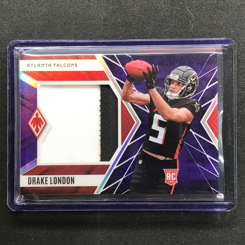 2022 Phoenix Drake London Rookie Jumbo Memorabilia Relic Patch Purple 65/75