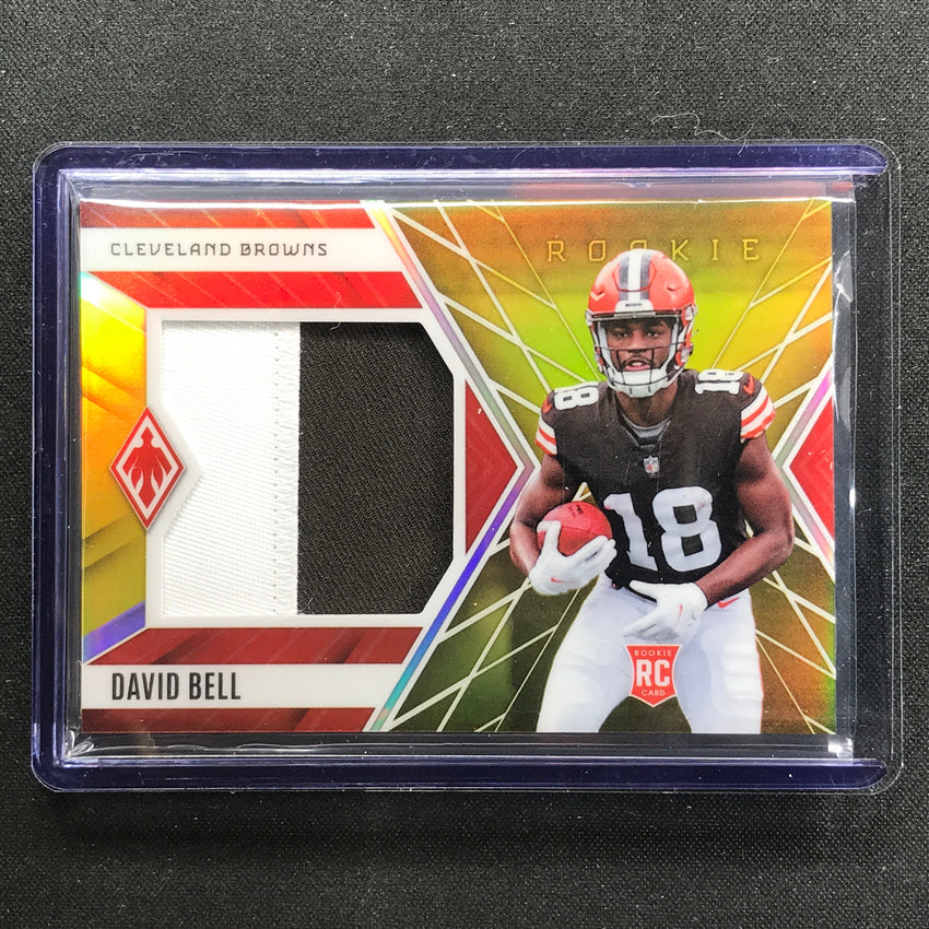 2022 Phoenix David Bell Rookie Jumbo Memorabilia Relic Patch Yellow 16/50