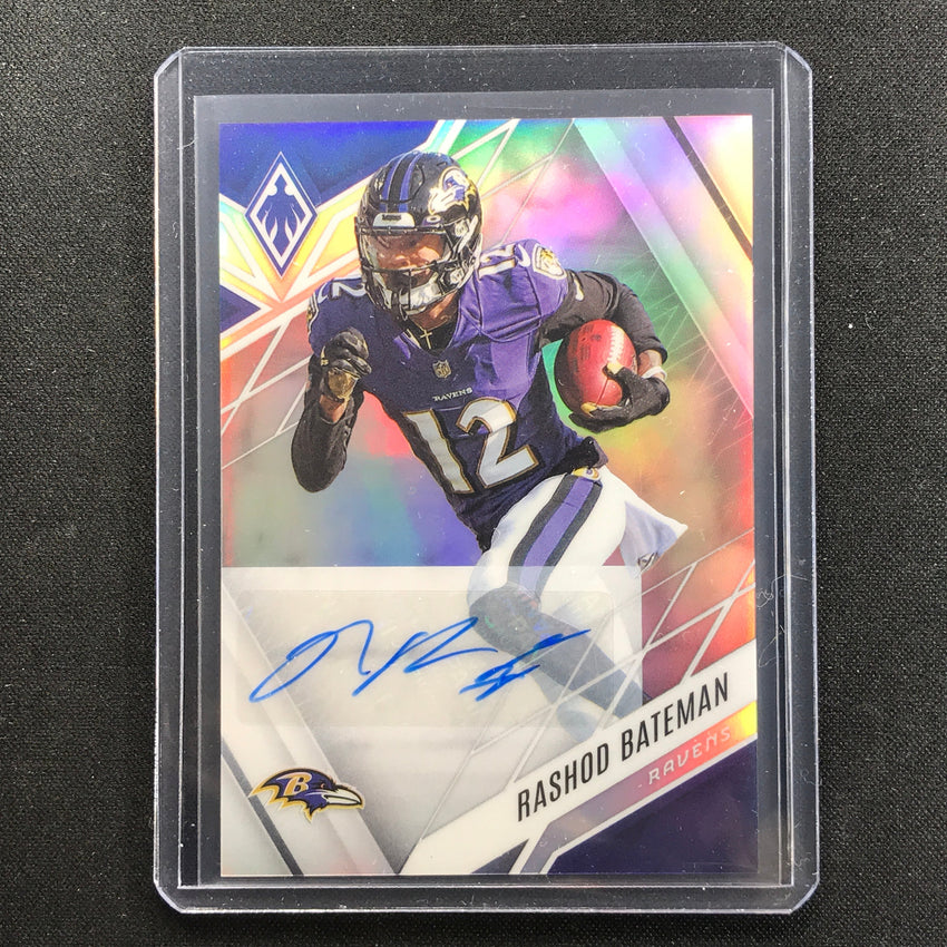2022 Phoenix Rashod Bateman Base Auto Silver Prizm No 13