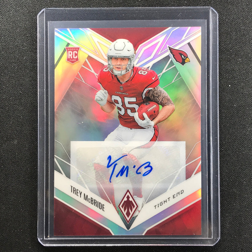 2022 Phoenix Trey Mcbride Base Rookie Auto Silver Prizm No 137