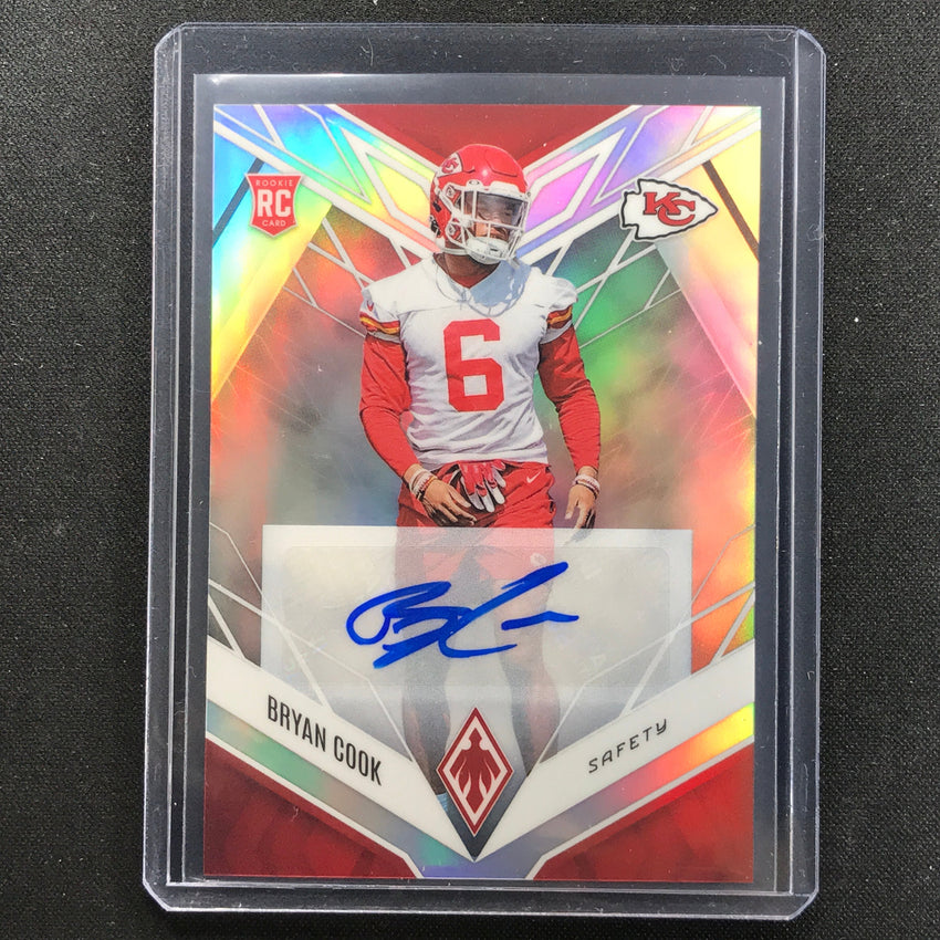 2022 Phoenix BRYAN COOK Base Rookie Auto Silver Prizm #186