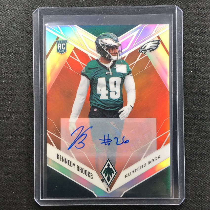 2022 Phoenix Kennedy Brooks Base Rookie Auto Bronze Orange 4/50