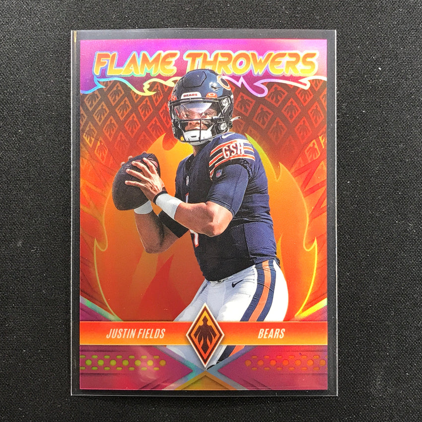 2022 Phoenix Justin Fields Flame Throwers Pink /175